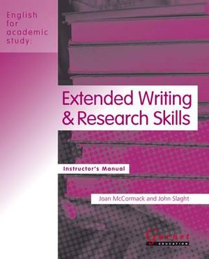 English for Academic Study: Extended Writing &amp; Research Skills (American Edition) - English for Academic Study: Extended Writing &amp; Research Skills Teacher's Book,9781859645499,Jul 2009,Paperback,30.95 image